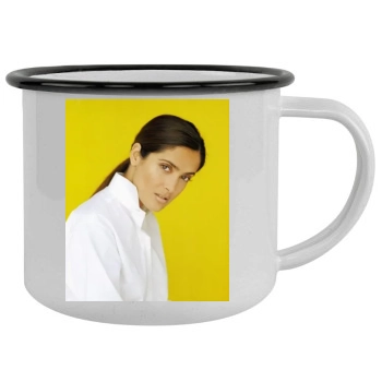 Salma Hayek Camping Mug