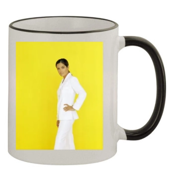 Salma Hayek 11oz Colored Rim & Handle Mug