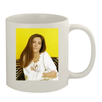 Salma Hayek 11oz White Mug