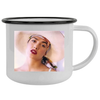 Salma Hayek Camping Mug