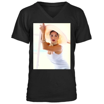 Salma Hayek Men's V-Neck T-Shirt