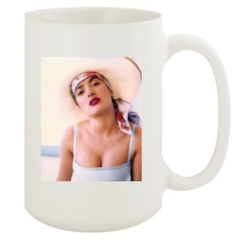 Salma Hayek 15oz White Mug