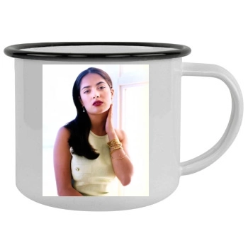 Salma Hayek Camping Mug