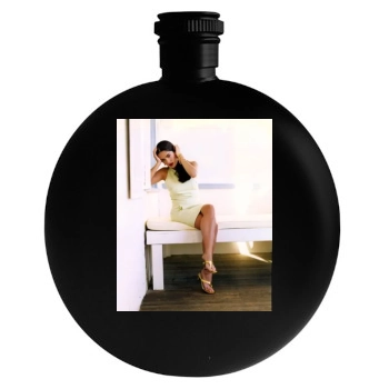 Salma Hayek Round Flask