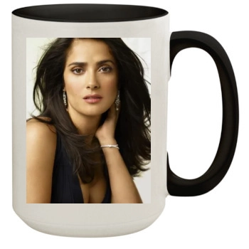 Salma Hayek 15oz Colored Inner & Handle Mug