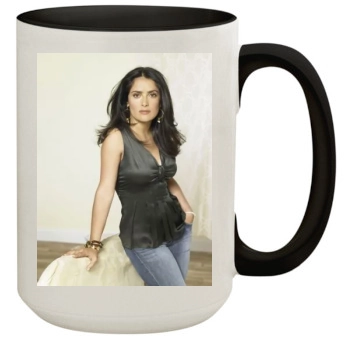 Salma Hayek 15oz Colored Inner & Handle Mug