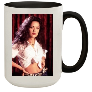 Salma Hayek 15oz Colored Inner & Handle Mug