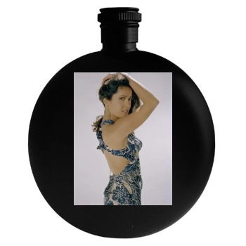 Salma Hayek Round Flask