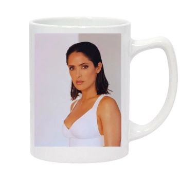 Salma Hayek 14oz White Statesman Mug