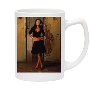 Salma Hayek 14oz White Statesman Mug