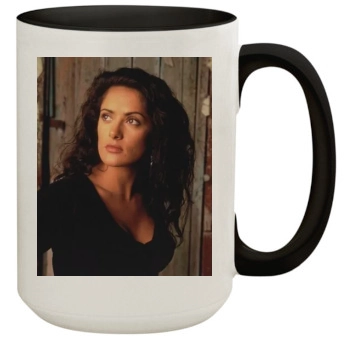 Salma Hayek 15oz Colored Inner & Handle Mug