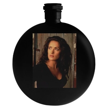 Salma Hayek Round Flask