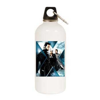 X-Men (2000) White Water Bottle With Carabiner