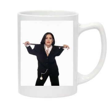 Salma Hayek 14oz White Statesman Mug