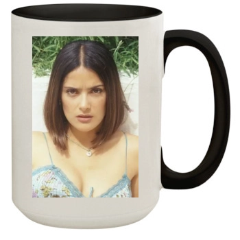 Salma Hayek 15oz Colored Inner & Handle Mug