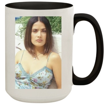 Salma Hayek 15oz Colored Inner & Handle Mug