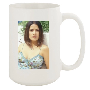 Salma Hayek 15oz White Mug