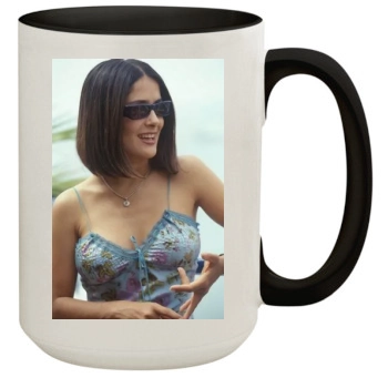 Salma Hayek 15oz Colored Inner & Handle Mug