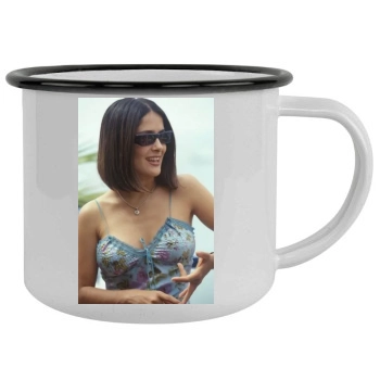 Salma Hayek Camping Mug