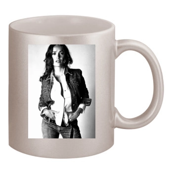 Salma Hayek 11oz Metallic Silver Mug