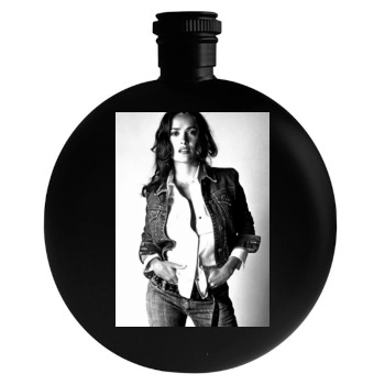 Salma Hayek Round Flask