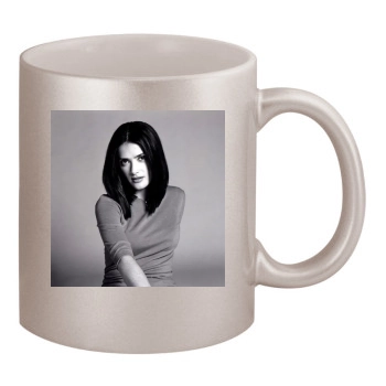 Salma Hayek 11oz Metallic Silver Mug