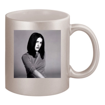 Salma Hayek 11oz Metallic Silver Mug