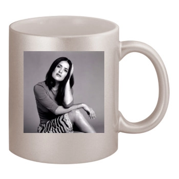 Salma Hayek 11oz Metallic Silver Mug