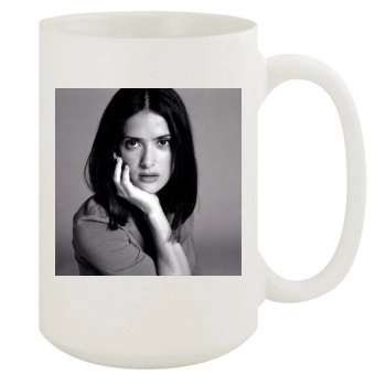 Salma Hayek 15oz White Mug