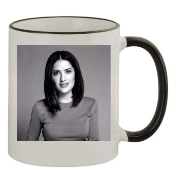 Salma Hayek 11oz Colored Rim & Handle Mug