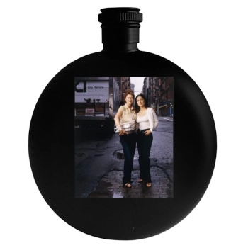 Salma Hayek Round Flask