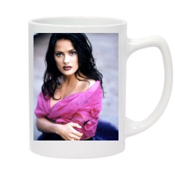 Salma Hayek 14oz White Statesman Mug