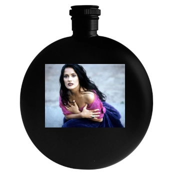 Salma Hayek Round Flask