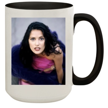 Salma Hayek 15oz Colored Inner & Handle Mug