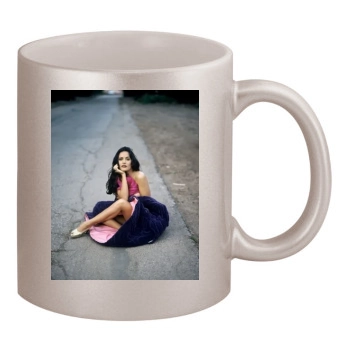 Salma Hayek 11oz Metallic Silver Mug