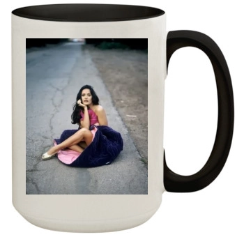 Salma Hayek 15oz Colored Inner & Handle Mug