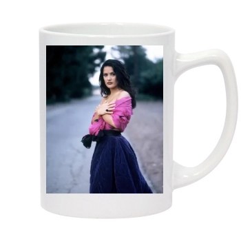 Salma Hayek 14oz White Statesman Mug