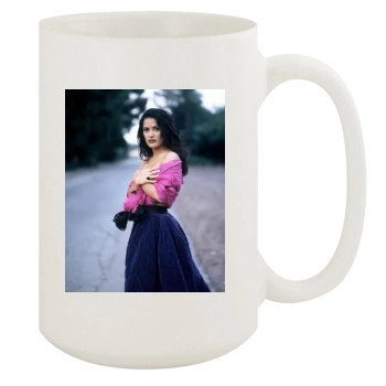 Salma Hayek 15oz White Mug