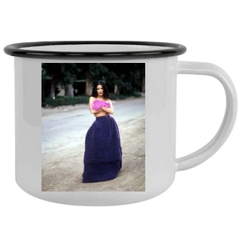 Salma Hayek Camping Mug