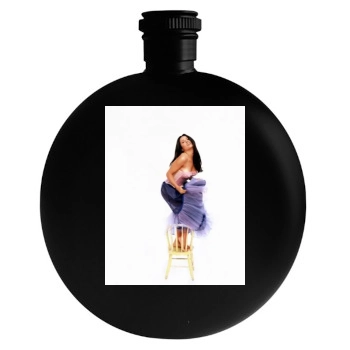 Salma Hayek Round Flask