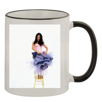 Salma Hayek 11oz Colored Rim & Handle Mug