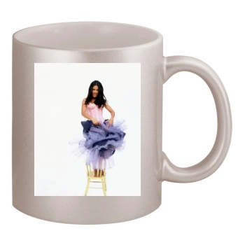 Salma Hayek 11oz Metallic Silver Mug