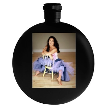 Salma Hayek Round Flask