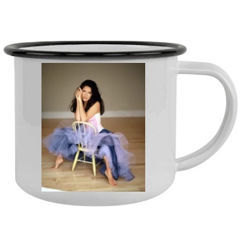 Salma Hayek Camping Mug