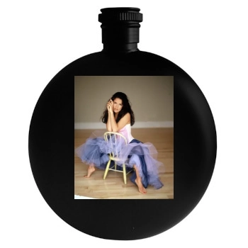 Salma Hayek Round Flask