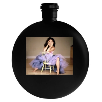 Salma Hayek Round Flask