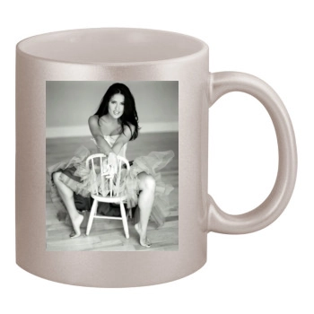 Salma Hayek 11oz Metallic Silver Mug