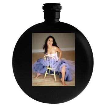 Salma Hayek Round Flask