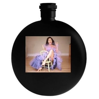 Salma Hayek Round Flask