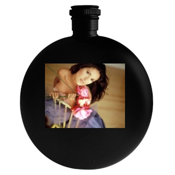 Salma Hayek Round Flask